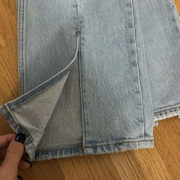 Abercrombie the 90s straight ultra high rise curve love jeans - Picture 3 of 3